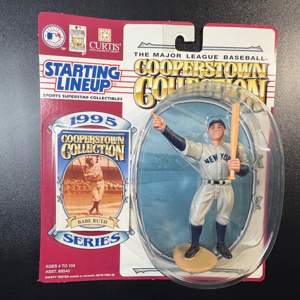 Babe Ruth New York Yankees 1995 Starting Lineup Cooperstown Collection Kenner